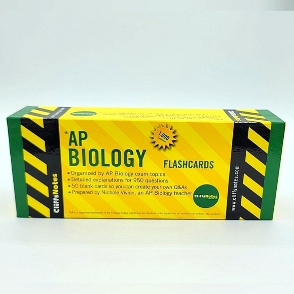 AP Biology Flash Cards Cliffs Notes # 756